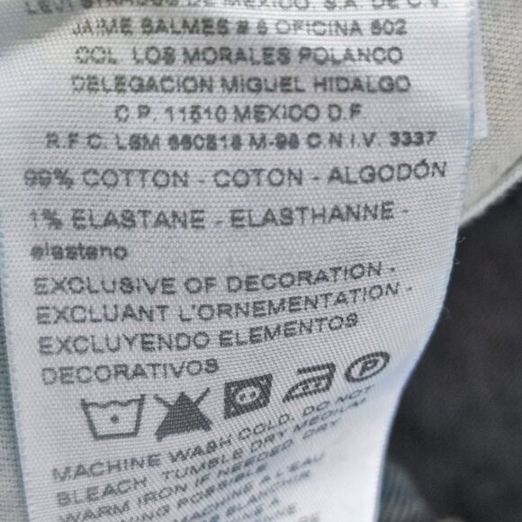 Signature by Levi Strauss Traditional regular fit denim blue men's size W40  L30 - Picture 8 of 14